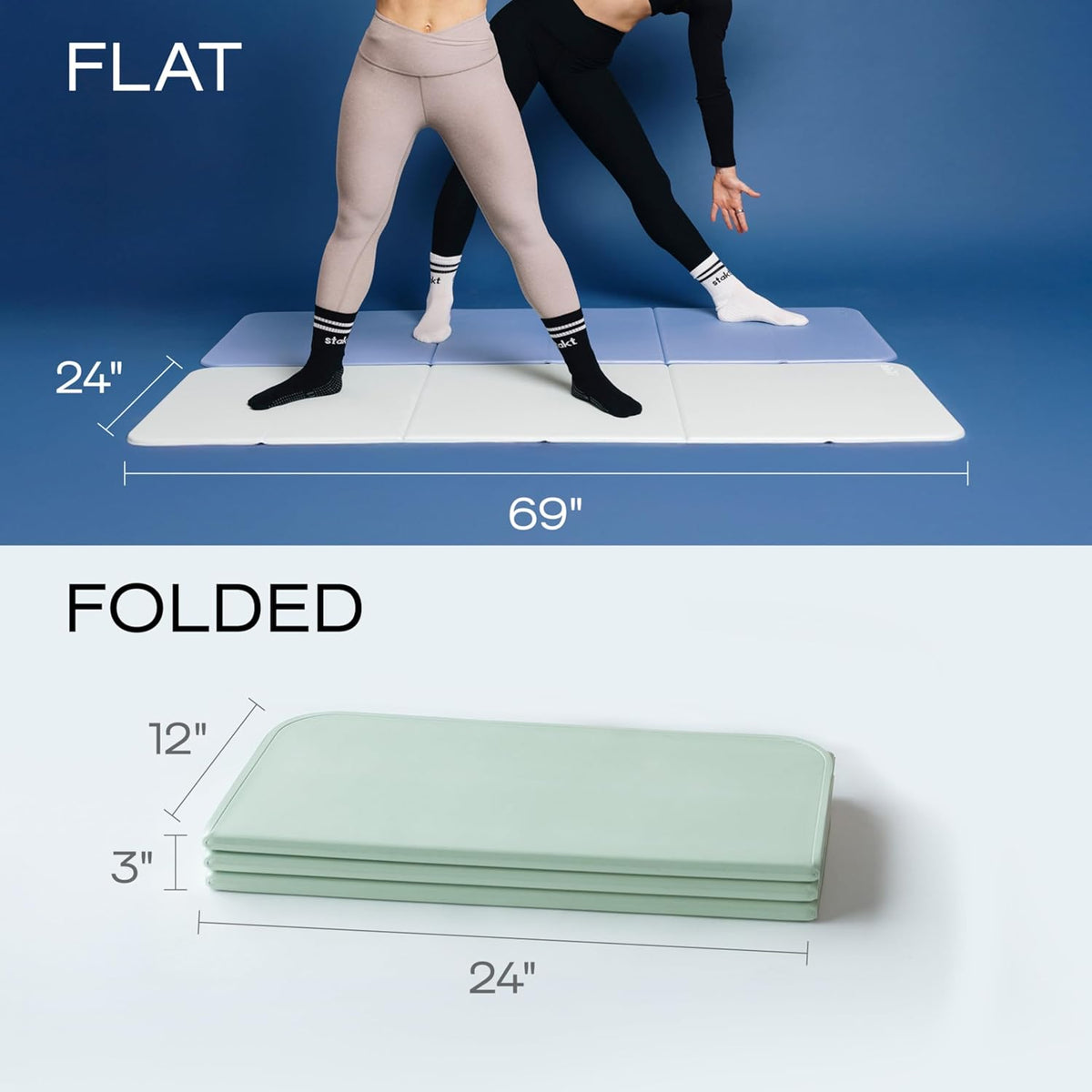 The Original Foldable Yoga Mat - Non-Slip