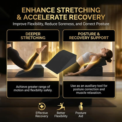 Pack of 2 Squat Wedge Block for Elevated Heel Squats and Deadlifts - Improve Mobility, Balance, and Strength - Non-Slip