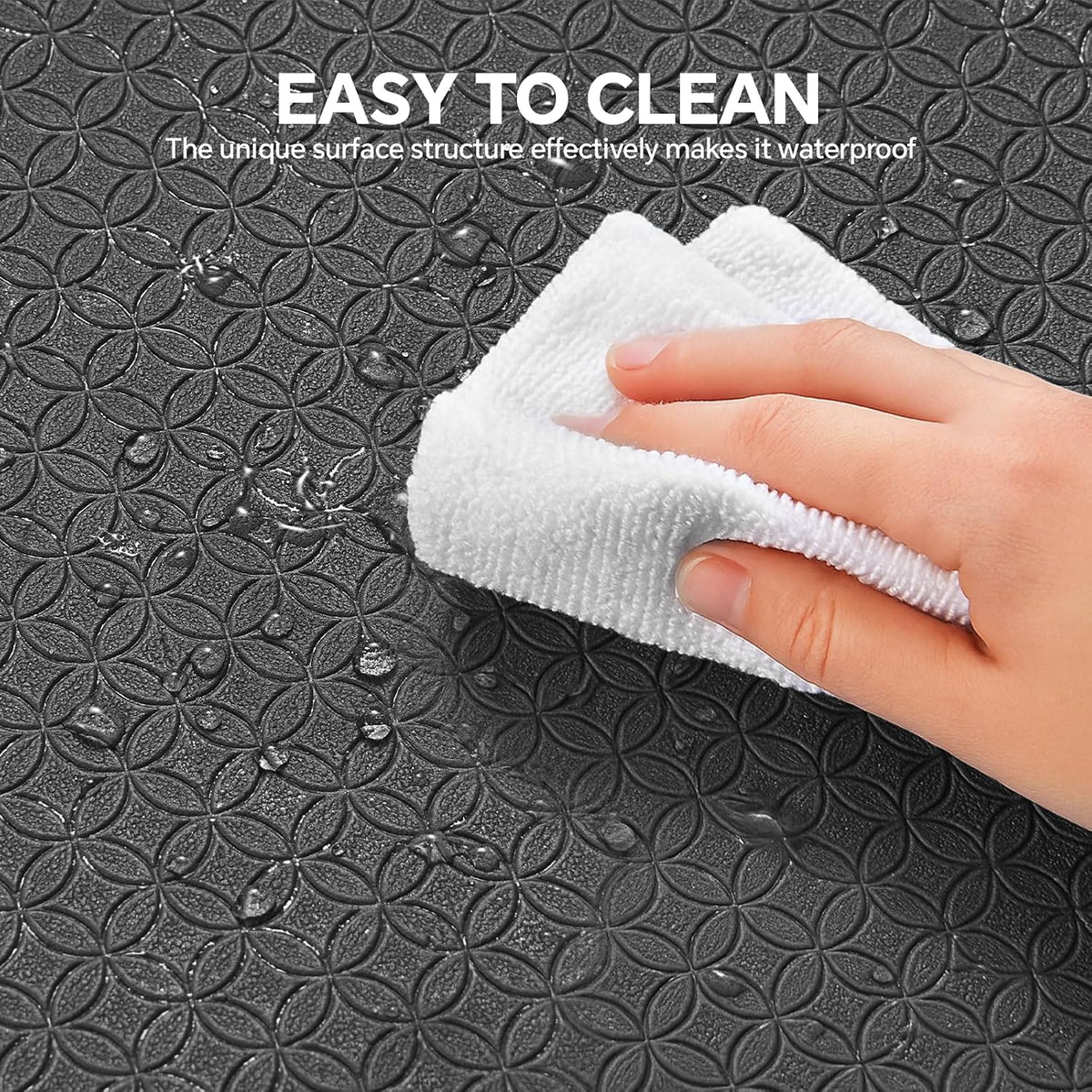 Extra Large Yoga Mat 6'x4'(1/3" & 1/4" Thick), Non-Slip, Ultra Durable, Wide Workout Mat, Wide Exercise Mats for Home Workouts, Yoga, Pilates, Stretching (Barefoot Exercise)
