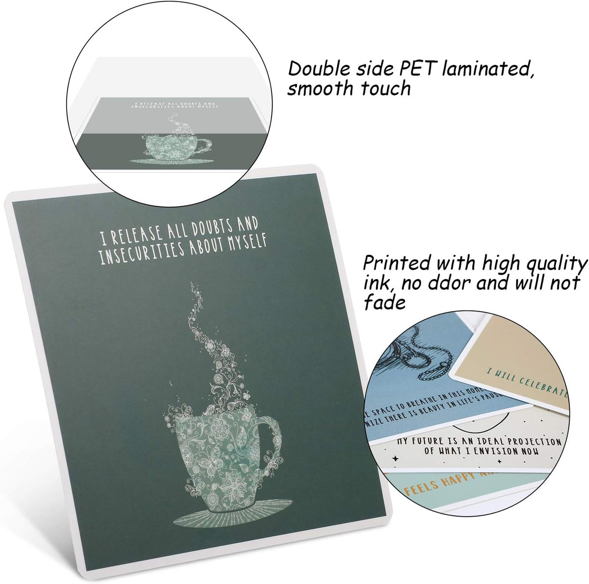 50 Pcs Positive Affirmation Cards for Women Gifts