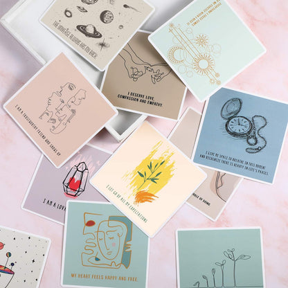 50 Pcs Positive Affirmation Cards for Women Gifts