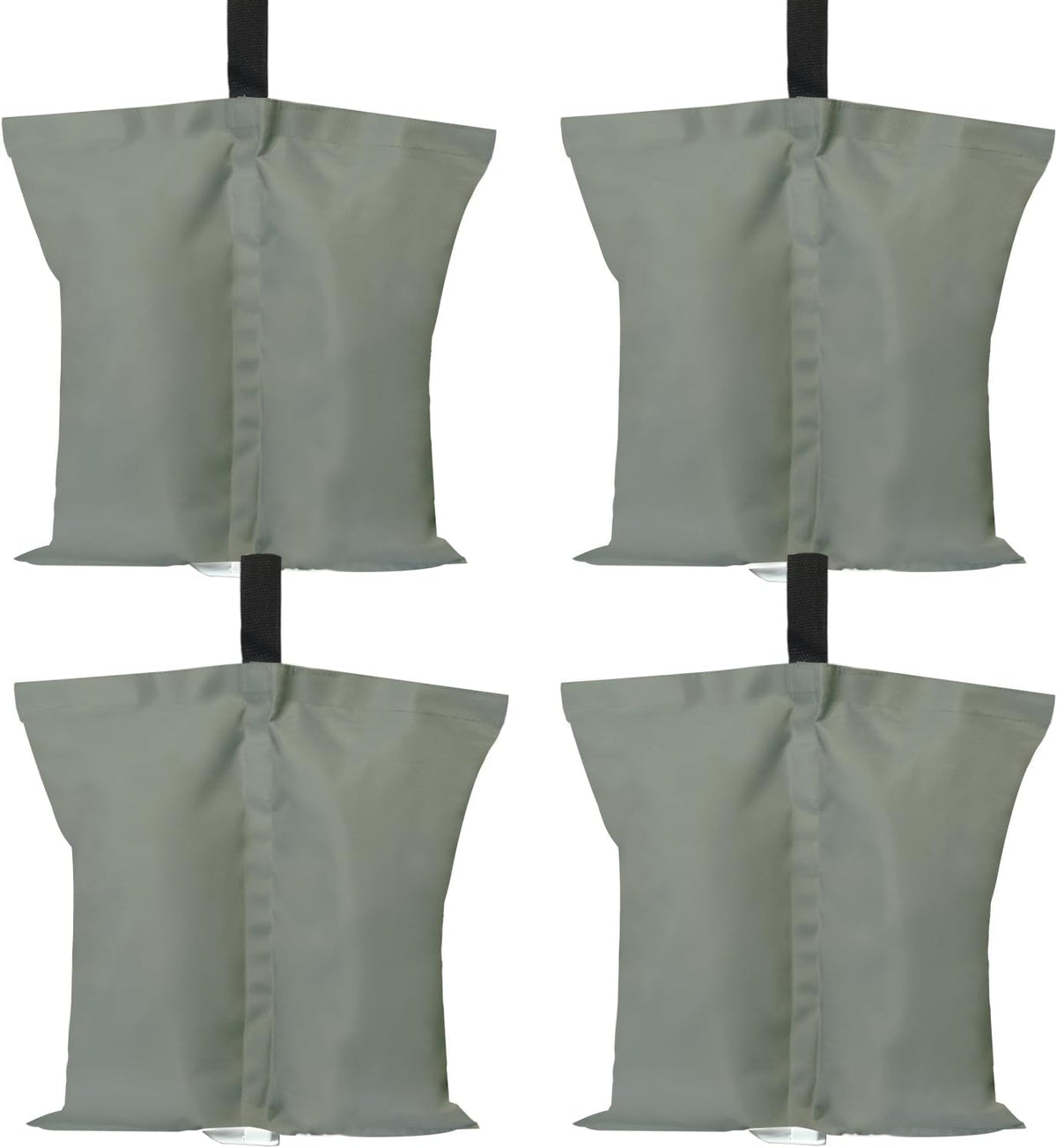 Canopy Weights 120 LBS Tent Sand Bags,4-Pack Gray(No Sand)