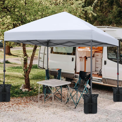 Canopy Weights 120 LBS Tent Sand Bags,4-Pack Gray(No Sand)