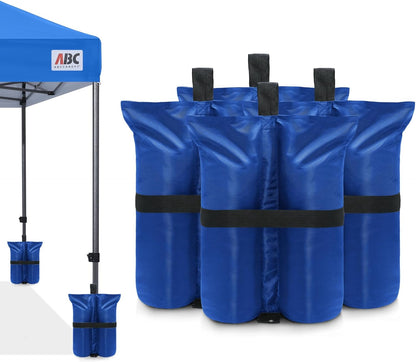Canopy Weights 120 LBS Tent Sand Bags,4-Pack Gray(No Sand)