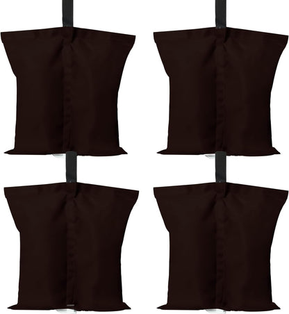Canopy Weights 120 LBS Tent Sand Bags,4-Pack Gray(No Sand)