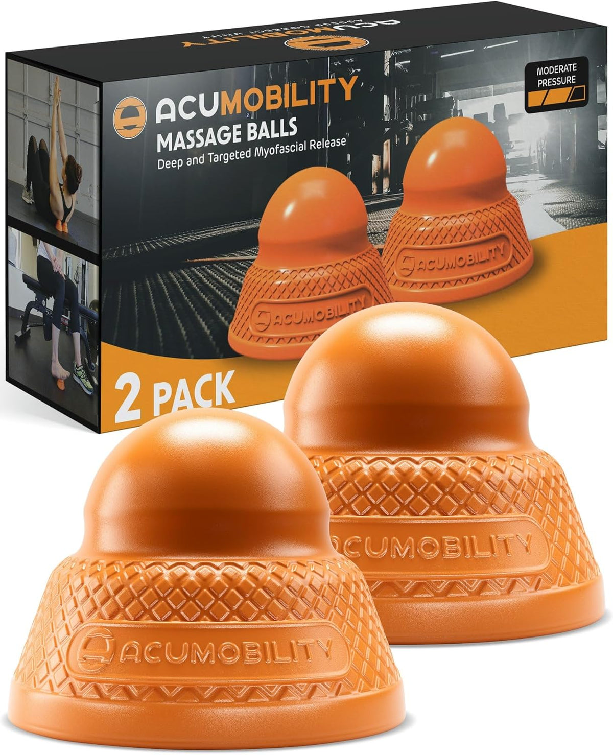 Massage Ball Roller 2 Pack - Trigger Point - Massage Balls