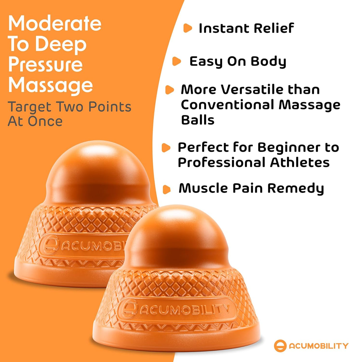 Massage Ball Roller 2 Pack - Trigger Point - Massage Balls