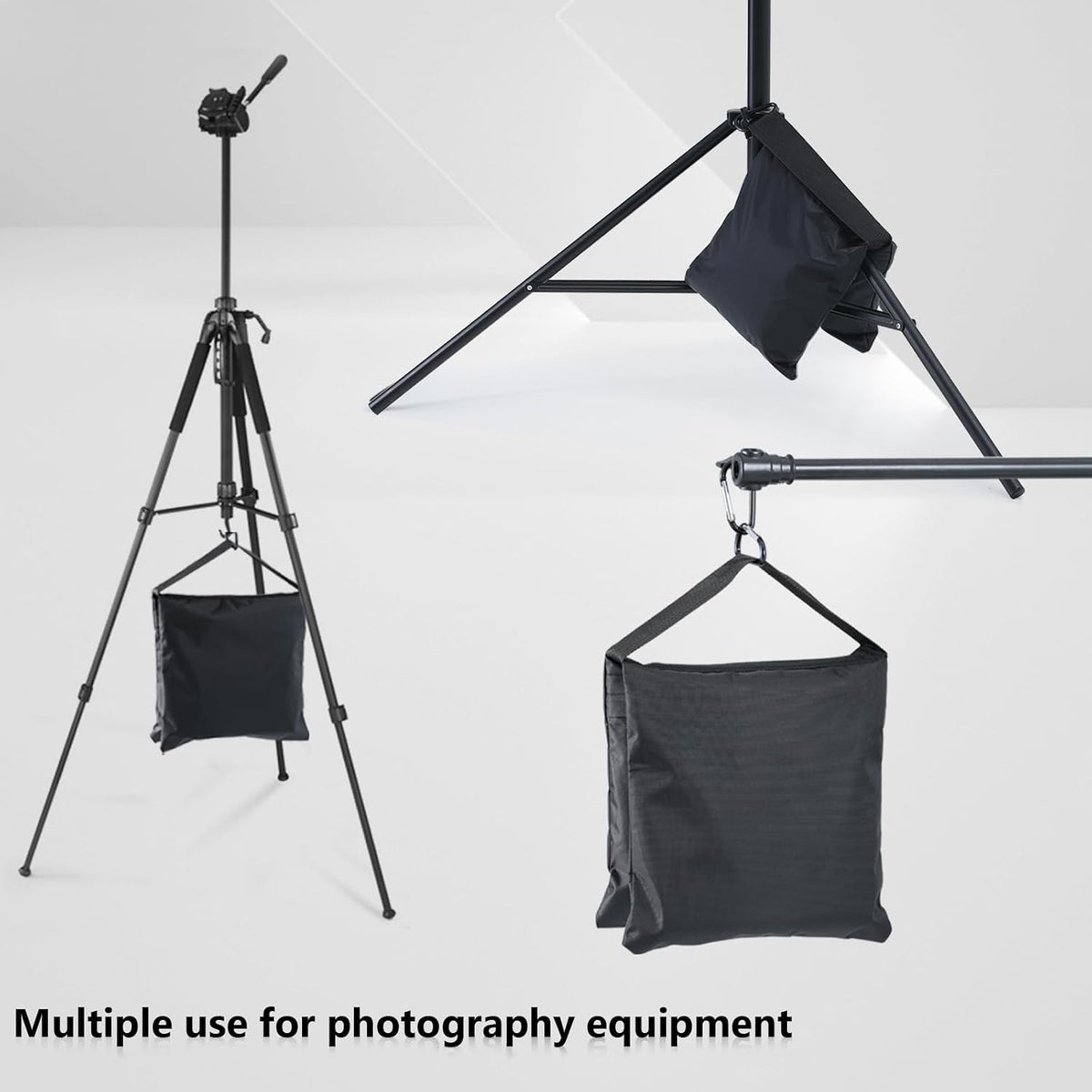 Photography Sandbag for Video Stand,Black(No Sand)