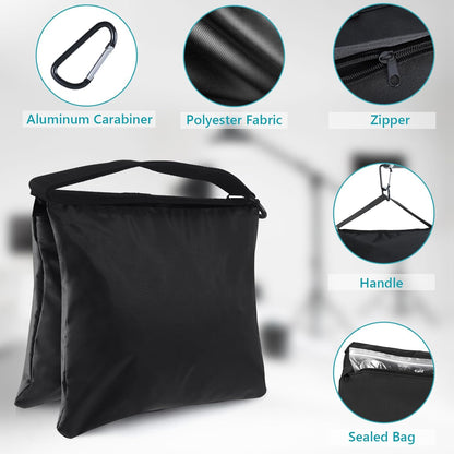 Photography Sandbag for Video Stand,Black(No Sand)