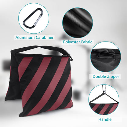 Photography Sandbag for Video Stand,Black(No Sand)