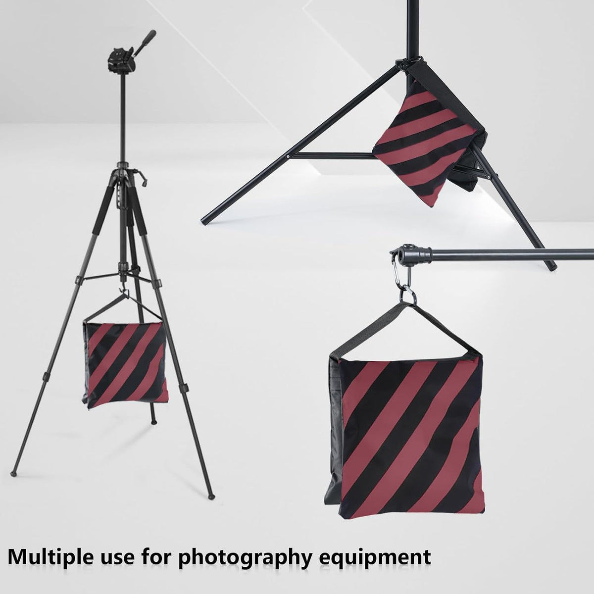 Photography Sandbag for Video Stand,Black(No Sand)