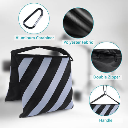 Photography Sandbag for Video Stand,Black(No Sand)