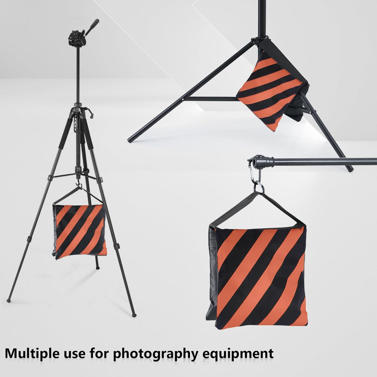 Photography Sandbag for Video Stand,Black(No Sand)