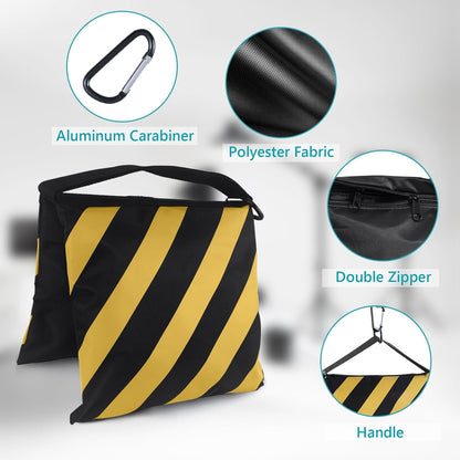 Photography Sandbag for Video Stand,Black(No Sand)