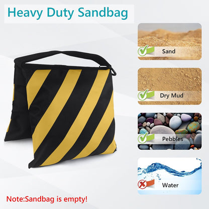 Photography Sandbag for Video Stand,Black(No Sand)