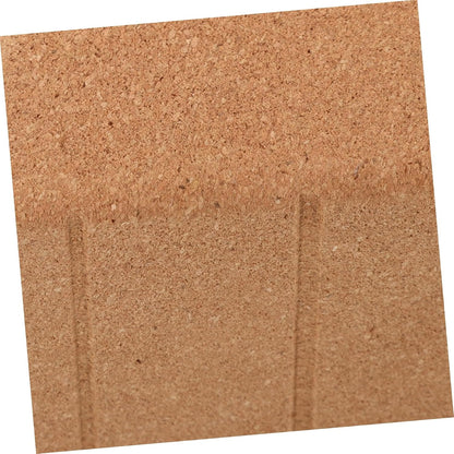 Cork Yoga Block 7.87 X 4.72 X 4.72 in Yoga Training Brick with Smooth Triangular Shape for Stretching Abdominal Muscle Training Fitness Dance Practice 1 Pack
