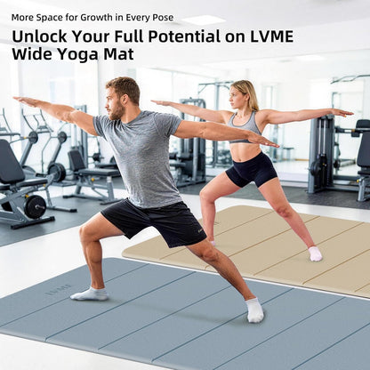 Foldable Yoga Mat 75"x31" – 0.24" Thin | Easy to store & carry – takes little space. Exercise mat: non-slip for home gym. Pilates mat: odor-free & easy-clean.