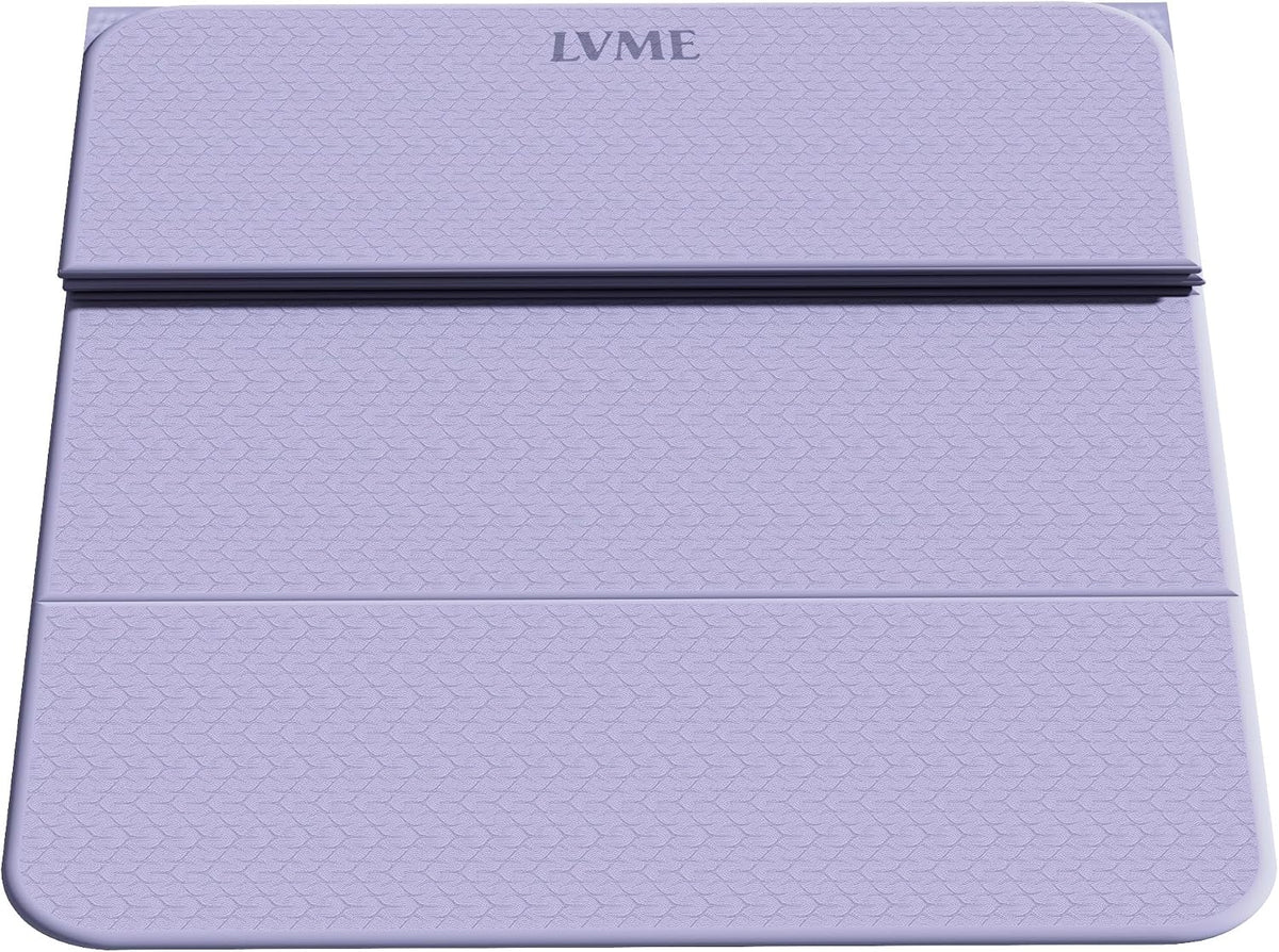 Foldable Yoga Mat 75"x31" – 0.24" Thin | Easy to store & carry – takes little space. Exercise mat: non-slip for home gym. Pilates mat: odor-free & easy-clean.