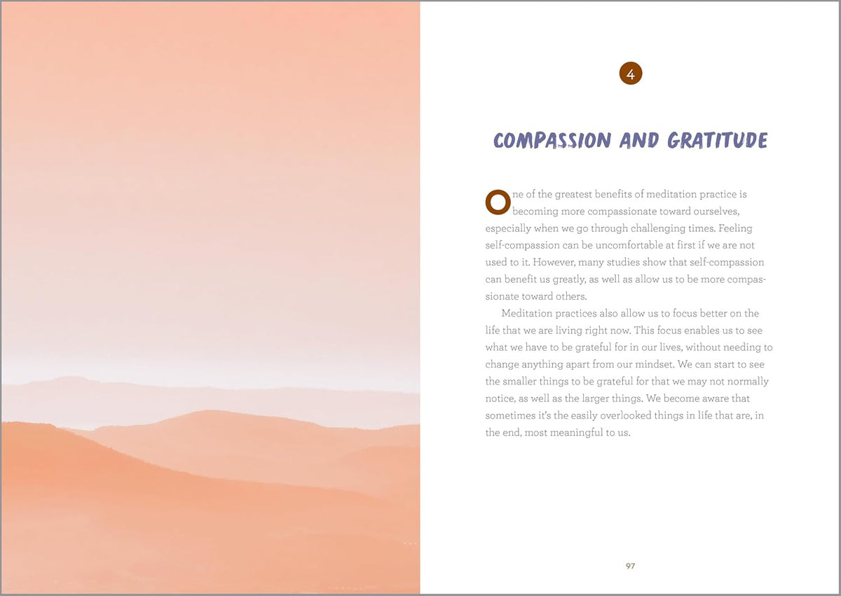 The 5-Minute Meditation Journal: Quick Guided Meditations for a Calmer, Happier You
