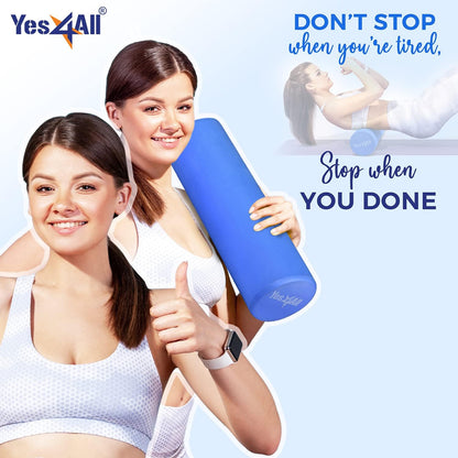 EVA Firm Foam Roller for Back - Round Roller for Exercise, Yoga & Pilates 12/18/24/36 inch
