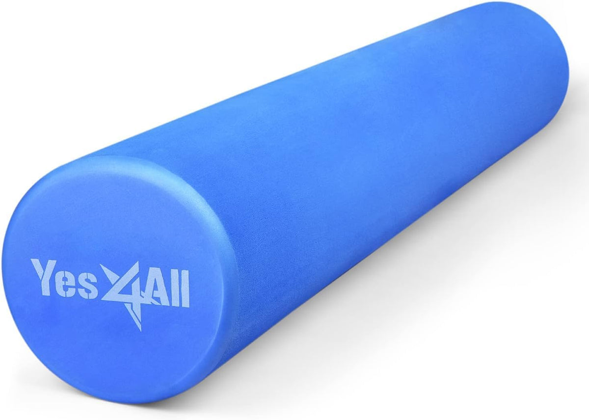 EVA Firm Foam Roller for Back - Round Roller for Exercise, Yoga & Pilates 12/18/24/36 inch