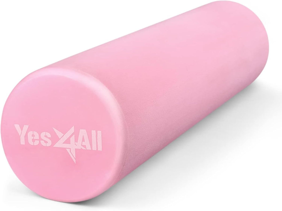 EVA Firm Foam Roller for Back - Round Roller for Exercise, Yoga & Pilates 12/18/24/36 inch
