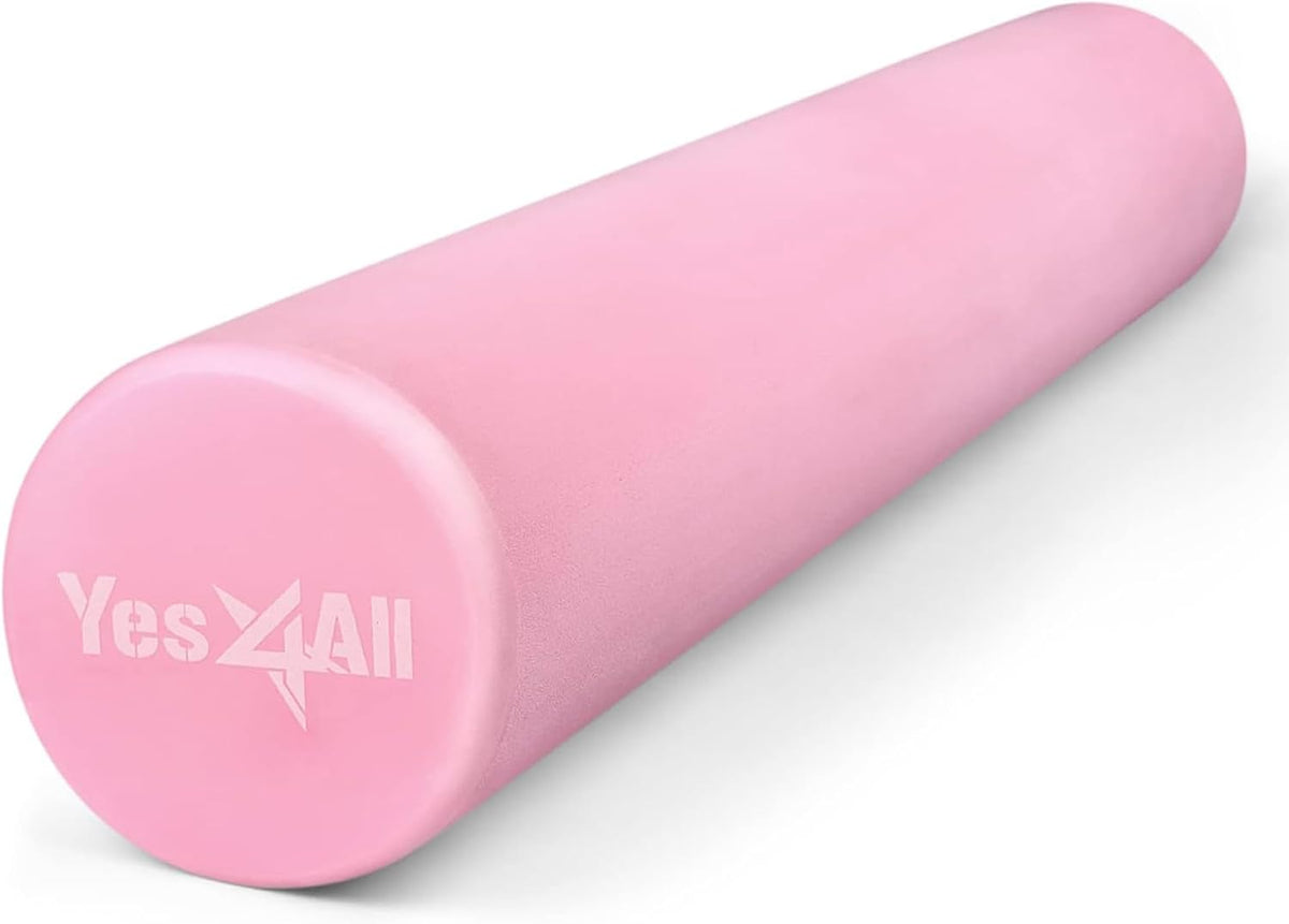 EVA Firm Foam Roller for Back - Round Roller for Exercise, Yoga & Pilates 12/18/24/36 inch