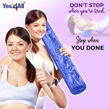 EVA Firm Foam Roller for Back - Round Roller for Exercise, Yoga & Pilates 12/18/24/36 inch