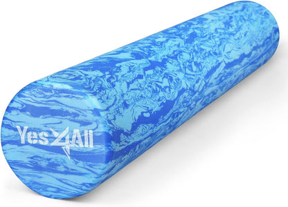 EVA Firm Foam Roller for Back - Round Roller for Exercise, Yoga & Pilates 12/18/24/36 inch