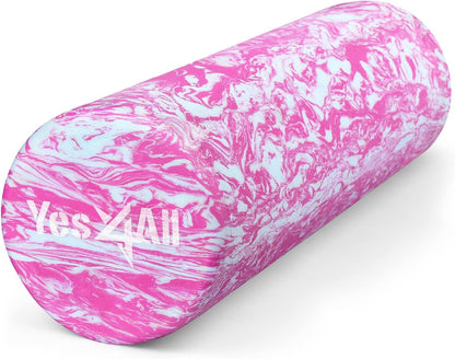 EVA Firm Foam Roller for Back - Round Roller for Exercise, Yoga & Pilates 12/18/24/36 inch
