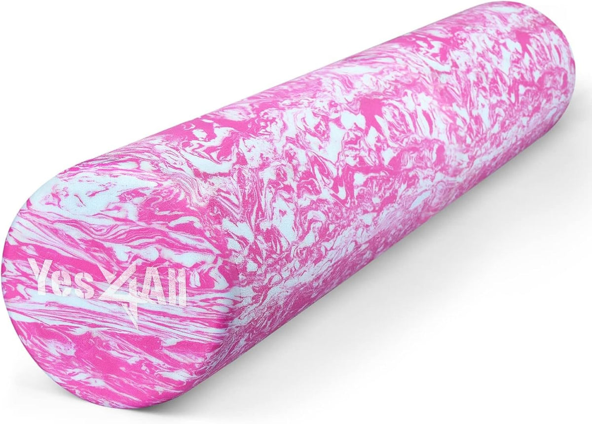 EVA Firm Foam Roller for Back - Round Roller for Exercise, Yoga & Pilates 12/18/24/36 inch