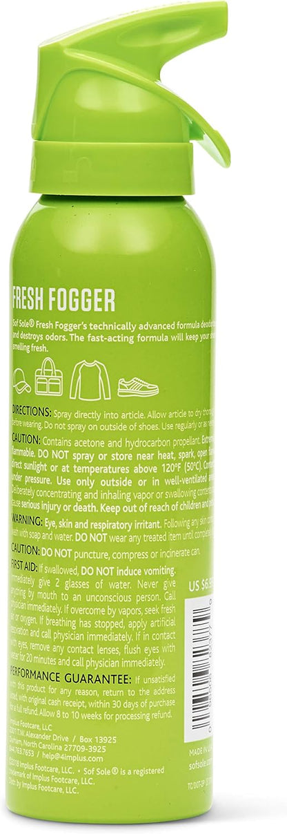 Fresh Fogger Shoe, Gym Bag, and Locker Deodorizer Spray