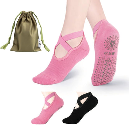 BKP Yoga Socks for Women,Pilates Socks Non Slip Grip Socks