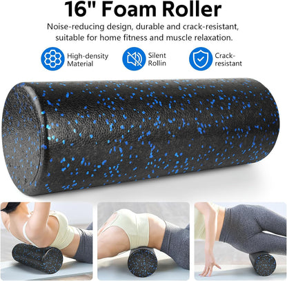 7 in1 Foam Roller Set for Deep Tissue Muscle Massager - Back Roller