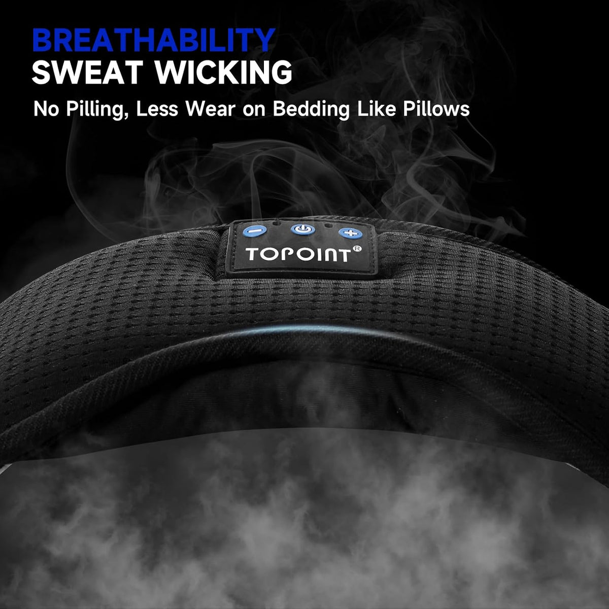 Sleep Mask with Headphones Bluetooth 5.4 Wireless, Sleep Headphones Earphones Earbuds with Microphone HD Speakers Music, Blackout Eye Mask for Sleeping Travel Meditation Men Women Cool Gadgets