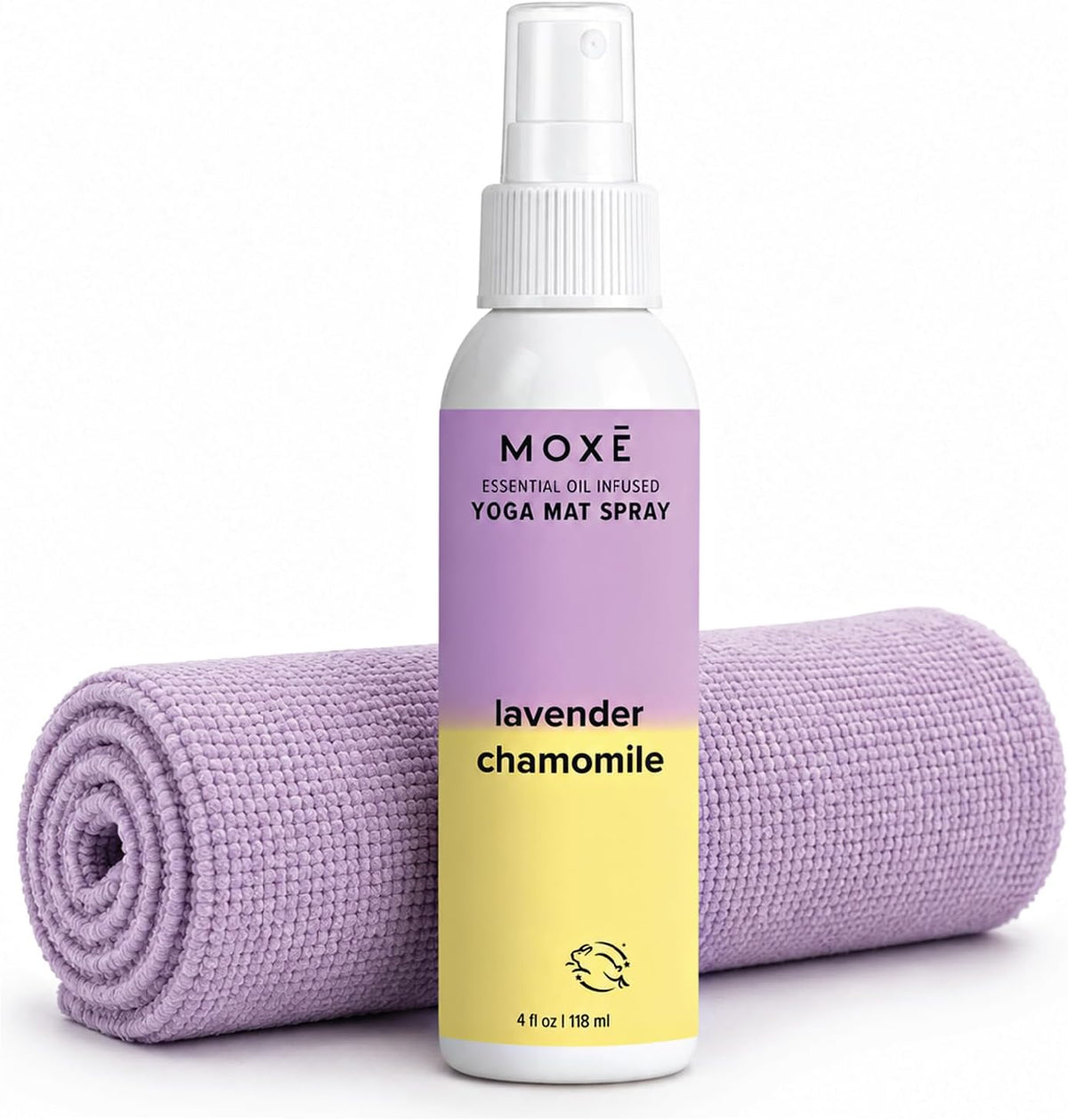 Yoga Mat Cleaner Spray, Rosemary & Lemon Essential Oils, 4oz