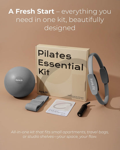 Pilates Kit | Pilates Equipment Set for Home Workouts | Accessories & Guide