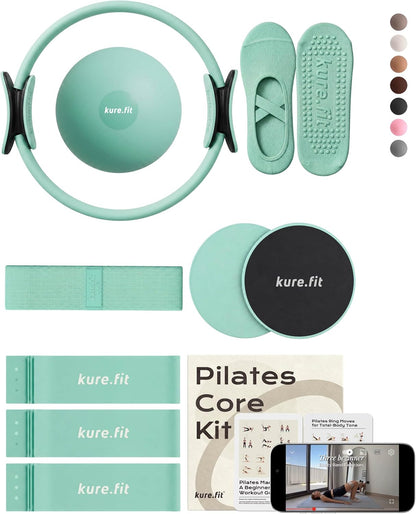 Pilates Kit | Pilates Equipment Set for Home Workouts | Accessories & Guide