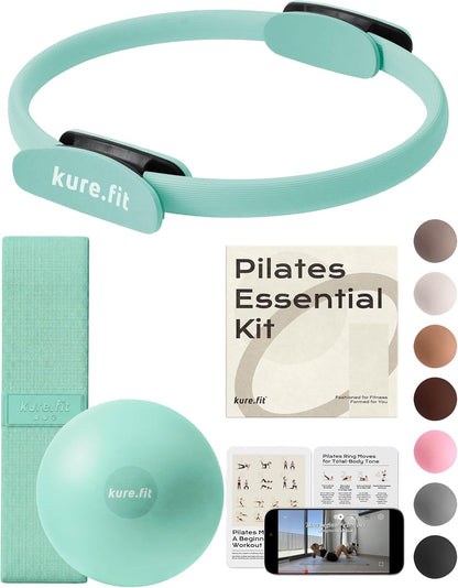 Pilates Kit | Pilates Equipment Set for Home Workouts | Accessories & Guide