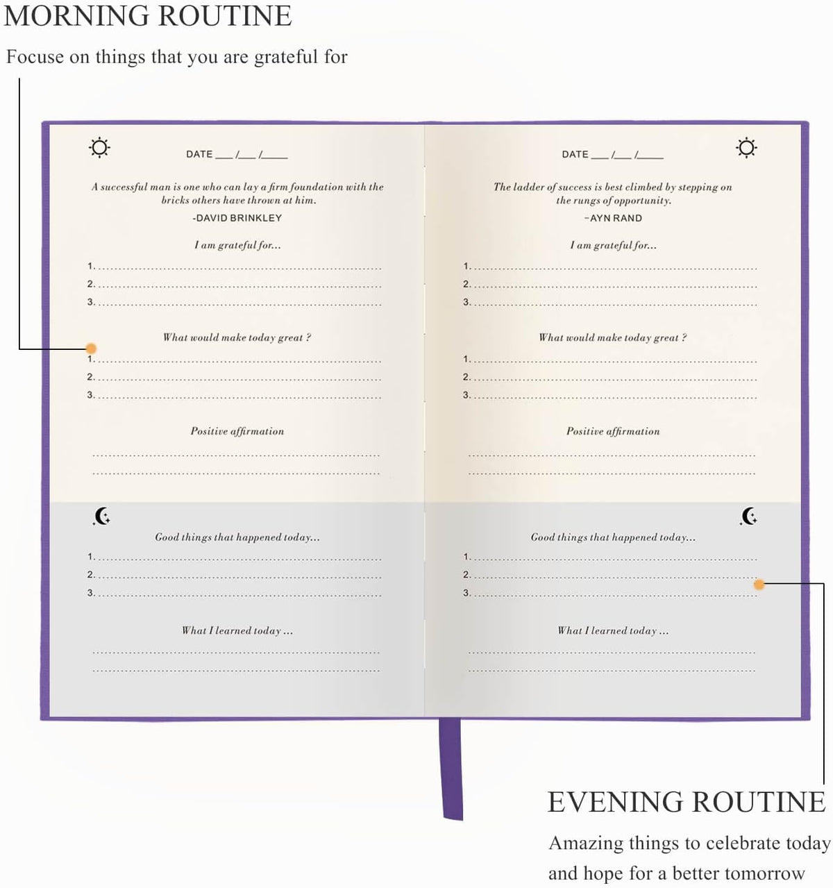 The Gratitude Journal for More Happiness, Optimism, Affirmation & Reflection - An Effective Manifestation Guide Journal, Undated Daily Journals for Women & Men (Beige)