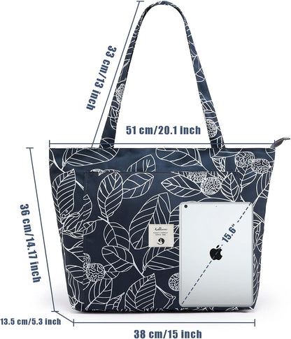 WLLWOO Yoga Mat Carrier Bag for Women Canvas Carryall Tote Gym Pilates