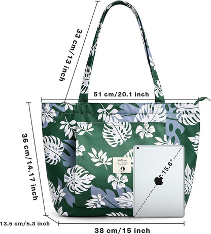 WLLWOO Yoga Mat Carrier Bag for Women Canvas Carryall Tote Gym Pilates