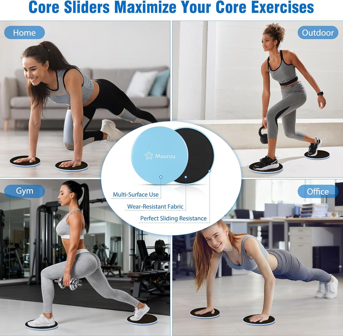 Pilates Kit Equipment, Pilates Ring and Ball for Women Home Workout