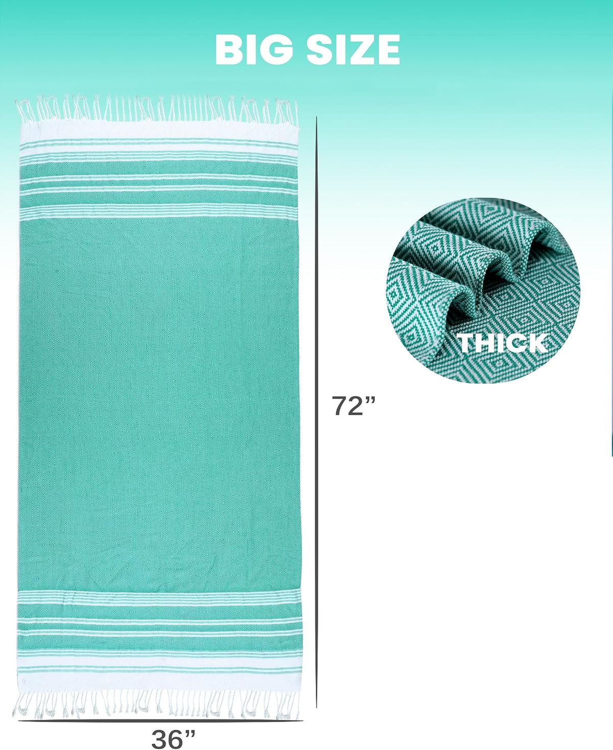 Turkish Beach Towels Vacation Essentials Yoga Blanket Pool Workout Towel Oversized Sand Free Quick Dry Lightweight Meditation Supplies Mat Cover Surf Boat River Float Accessories Gym Excise Stuff