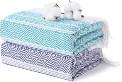 Turkish Beach Towels Vacation Essentials Yoga Blanket Pool Workout Towel Oversized Sand Free Quick Dry Lightweight Meditation Supplies Mat Cover Surf Boat River Float Accessories Gym Excise Stuff