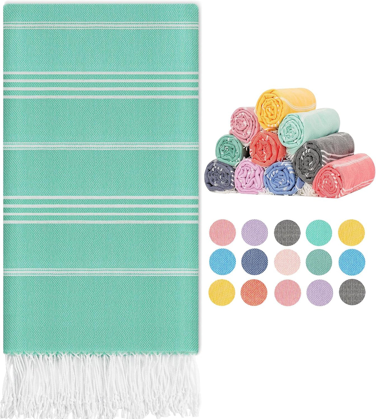 Turkish Beach Towels Vacation Essentials Yoga Blanket Pool Workout Towel Oversized Sand Free Quick Dry Lightweight Meditation Supplies Mat Cover Surf Boat River Float Accessories Gym Excise Stuff