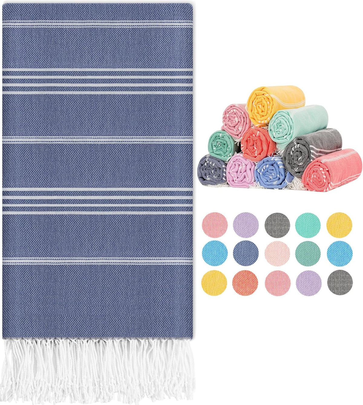Turkish Beach Towels Vacation Essentials Yoga Blanket Pool Workout Towel Oversized Sand Free Quick Dry Lightweight Meditation Supplies Mat Cover Surf Boat River Float Accessories Gym Excise Stuff