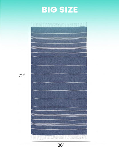 Turkish Beach Towels Vacation Essentials Yoga Blanket Pool Workout Towel Oversized Sand Free Quick Dry Lightweight Meditation Supplies Mat Cover Surf Boat River Float Accessories Gym Excise Stuff