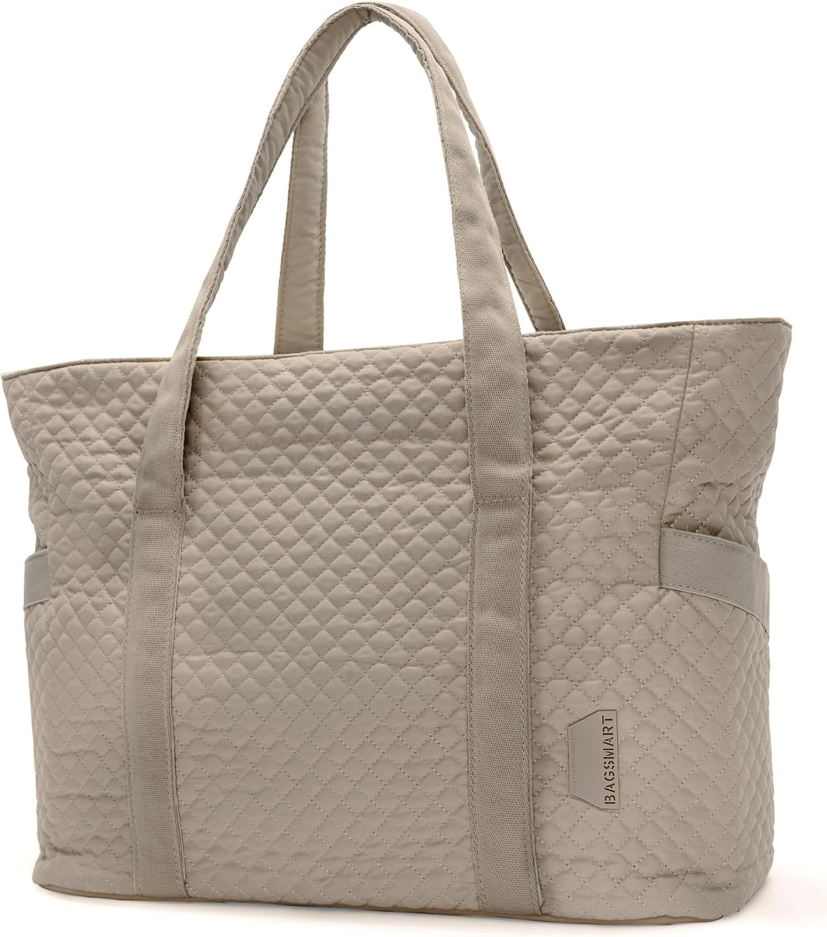 Crush Tote Bag for Women, 20L Puffer Work Tote with Zipper, Travel Essentials Quilted Nurse Hospital Bag