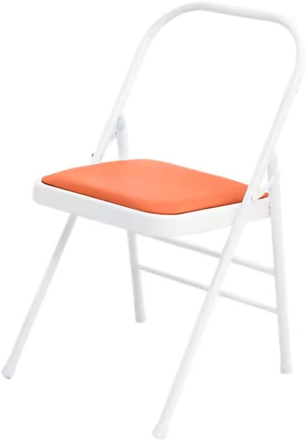Pilates Yoga Chair, Backless Yoga Chair with Double Beam Design for Balance Handstand Training, Adult Yoga Chair, Iyengar Yoga Chair, Metal Foldable Portable Yoga Chair